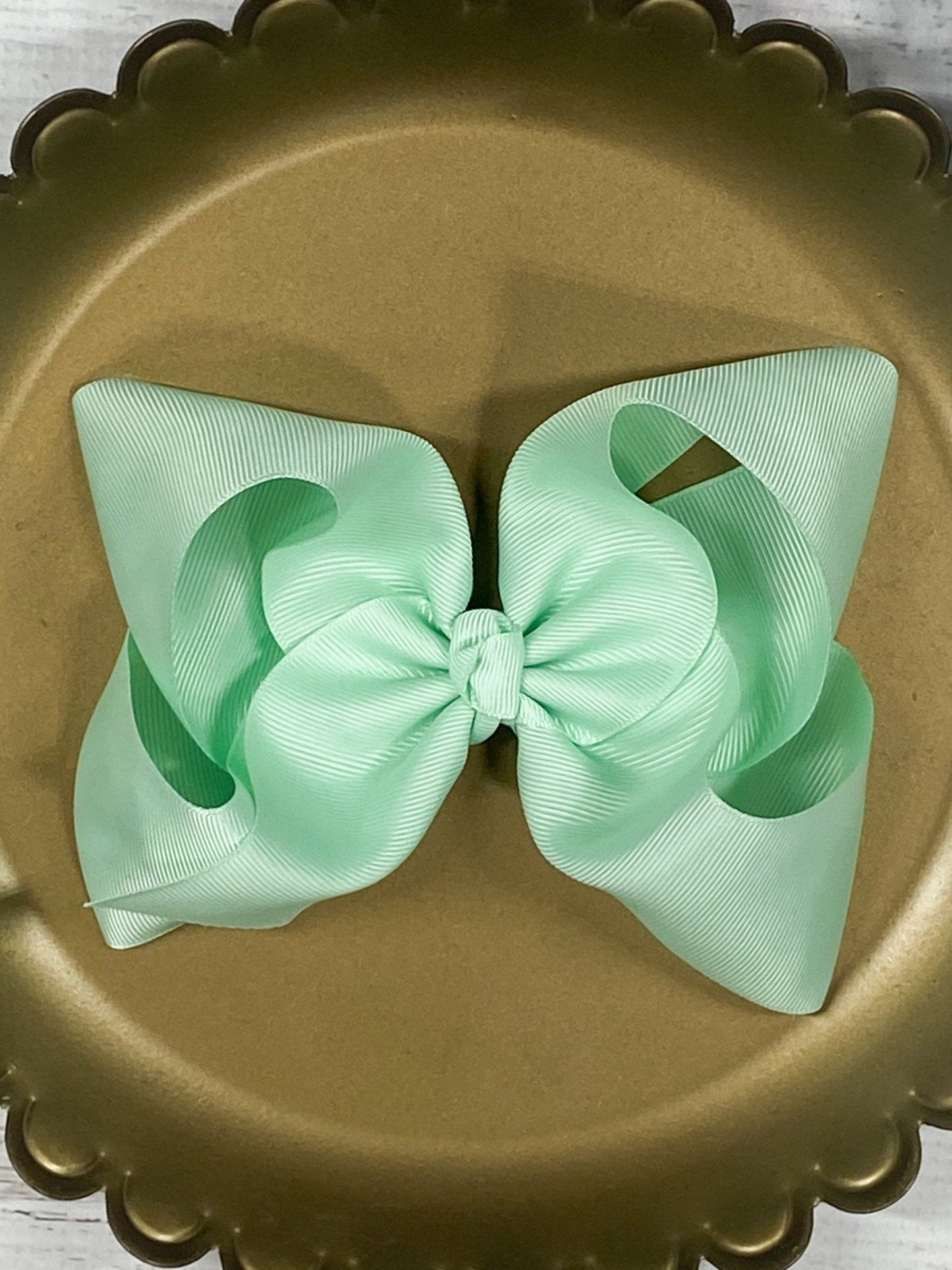 5.5" Oversize Grosgrain Hair Bow | Alligator Clip or (Headband - Coming Soon)