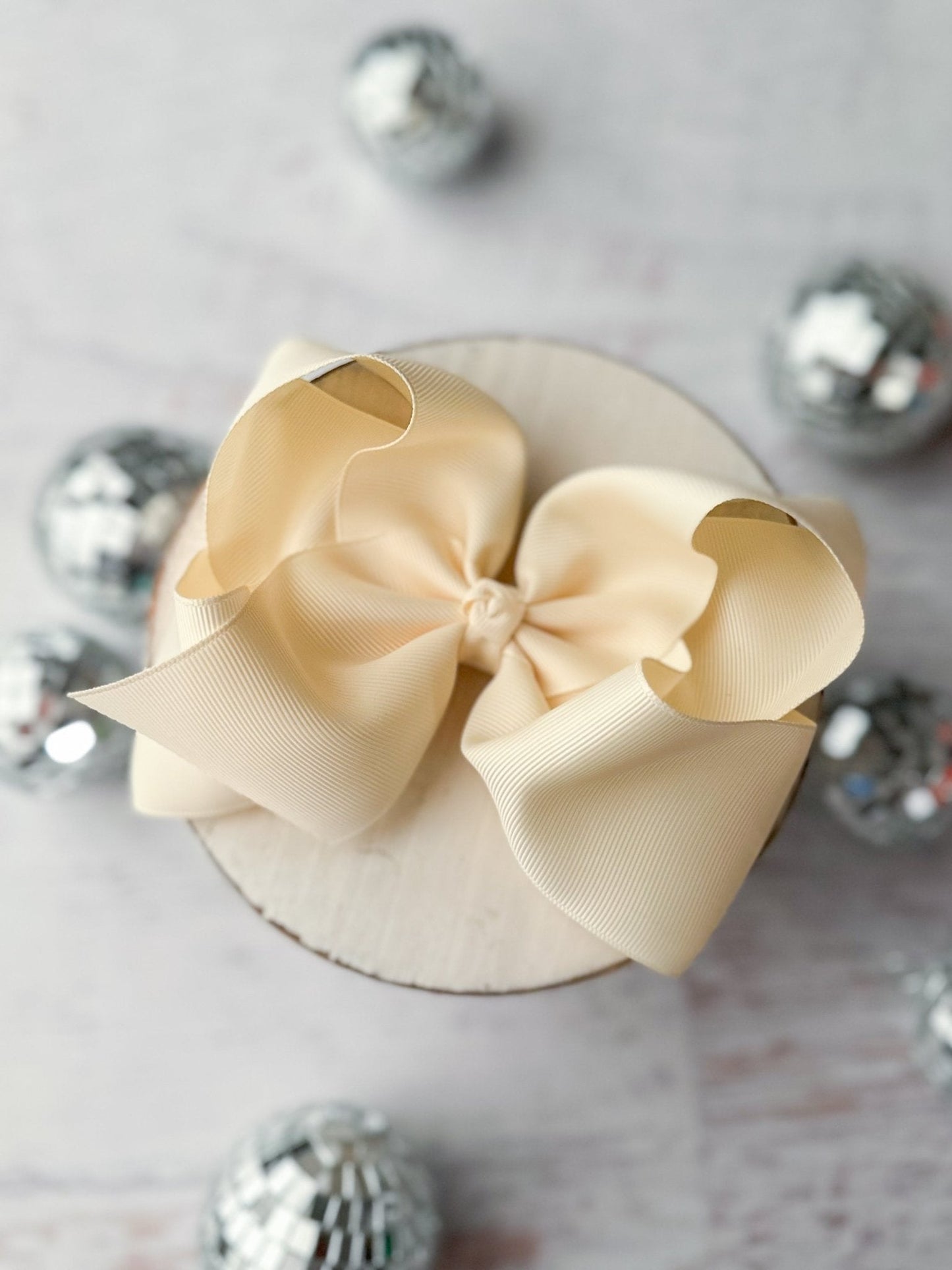 5.5" Oversize Grosgrain Hair Bow | Alligator Clip or (Headband - Coming Soon)