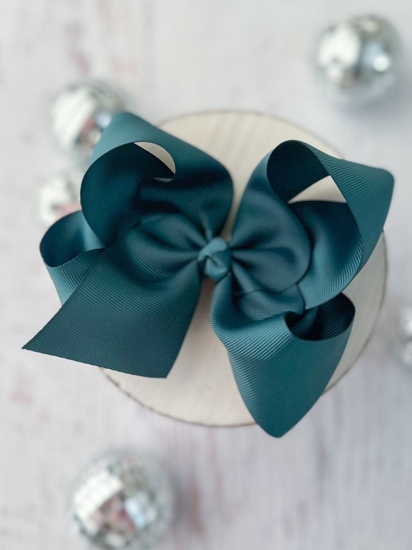 5.5" Oversize Grosgrain Hair Bow | Alligator Clip or (Headband - Coming Soon)