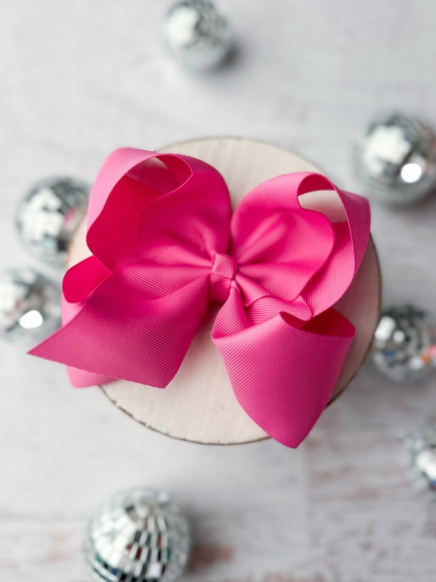 5.5" Oversize Grosgrain Hair Bow | Alligator Clip or (Headband - Coming Soon)