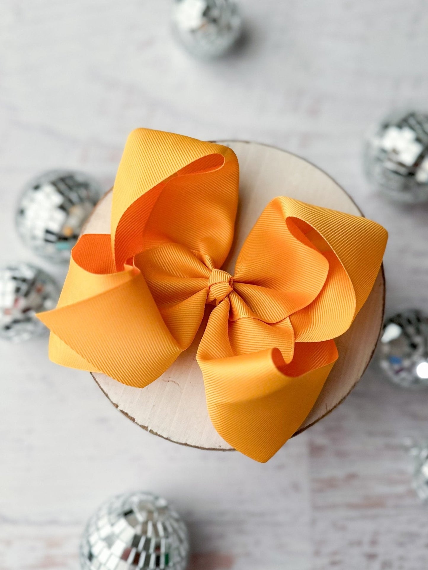 5.5" Oversize Grosgrain Hair Bow | Alligator Clip or (Headband - Coming Soon)