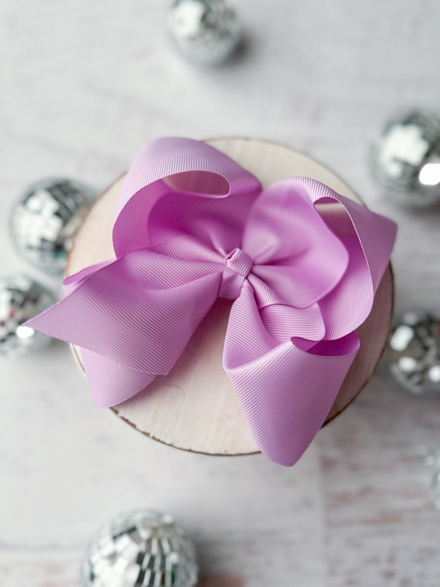 5.5" Oversize Grosgrain Hair Bow | Alligator Clip or (Headband - Coming Soon)