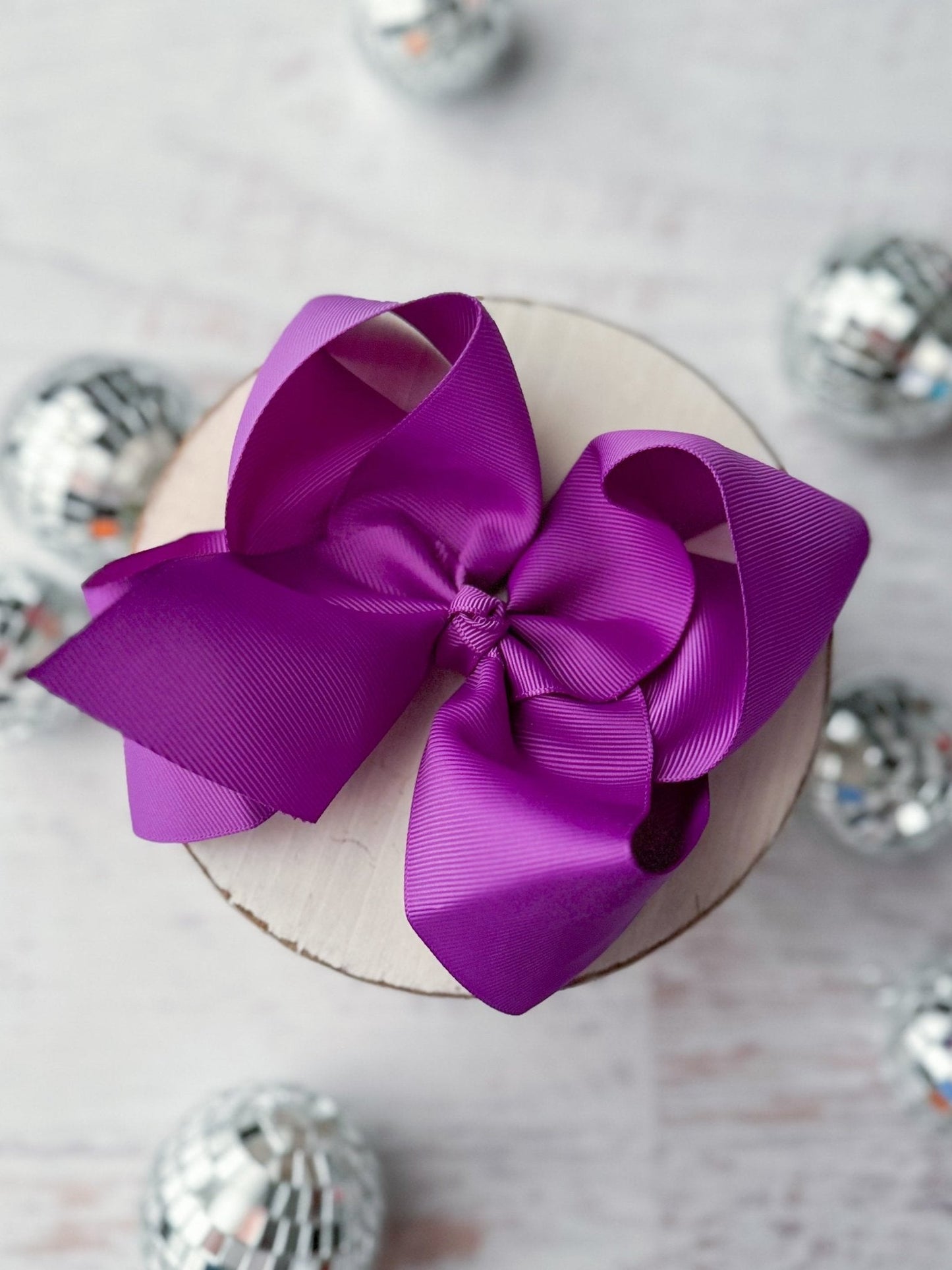 5.5" Oversize Grosgrain Hair Bow | Alligator Clip or (Headband - Coming Soon)