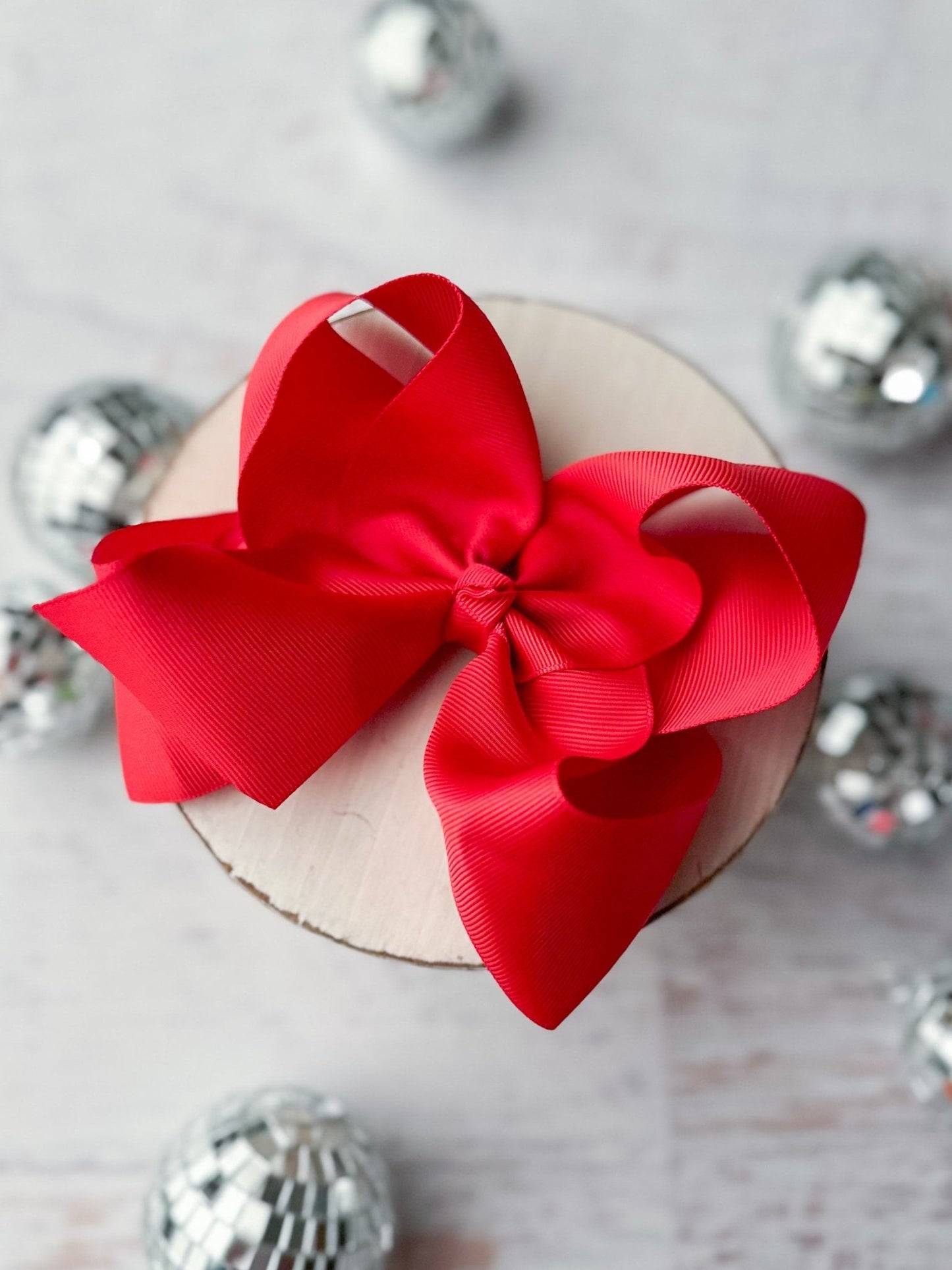 5.5" Oversize Grosgrain Hair Bow | Alligator Clip or (Headband - Coming Soon)