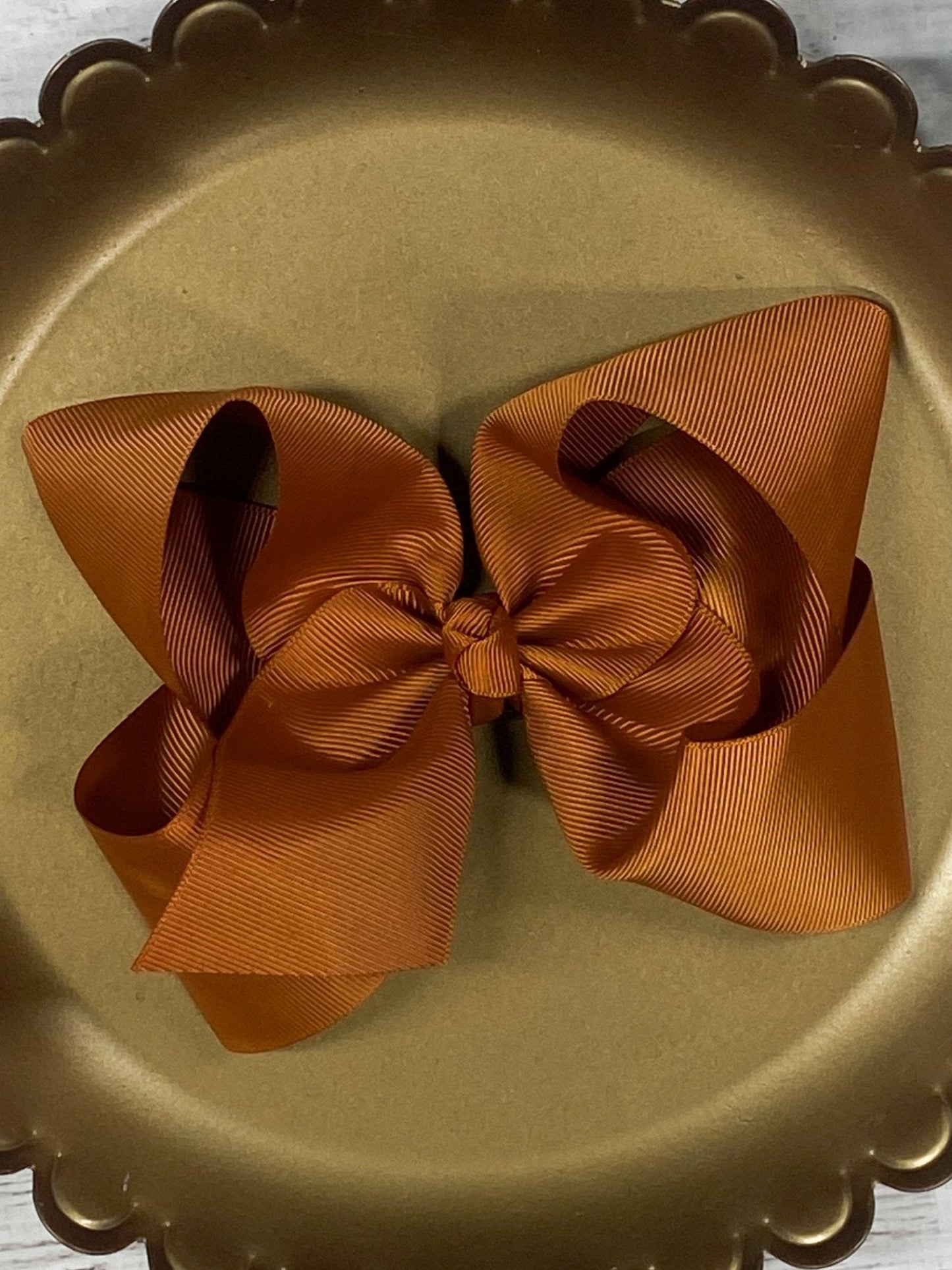 5.5" Oversize Grosgrain Hair Bow | Alligator Clip or (Headband - Coming Soon)