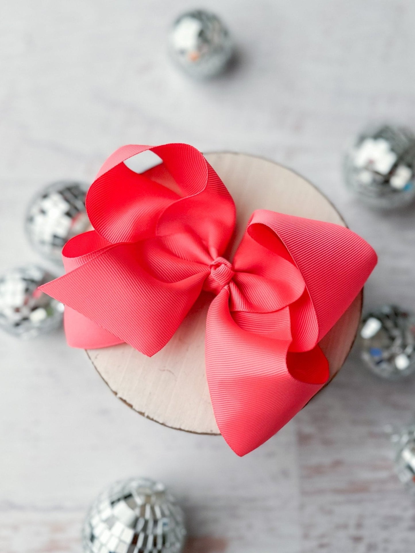 5.5" Oversize Grosgrain Hair Bow | Alligator Clip or (Headband - Coming Soon)