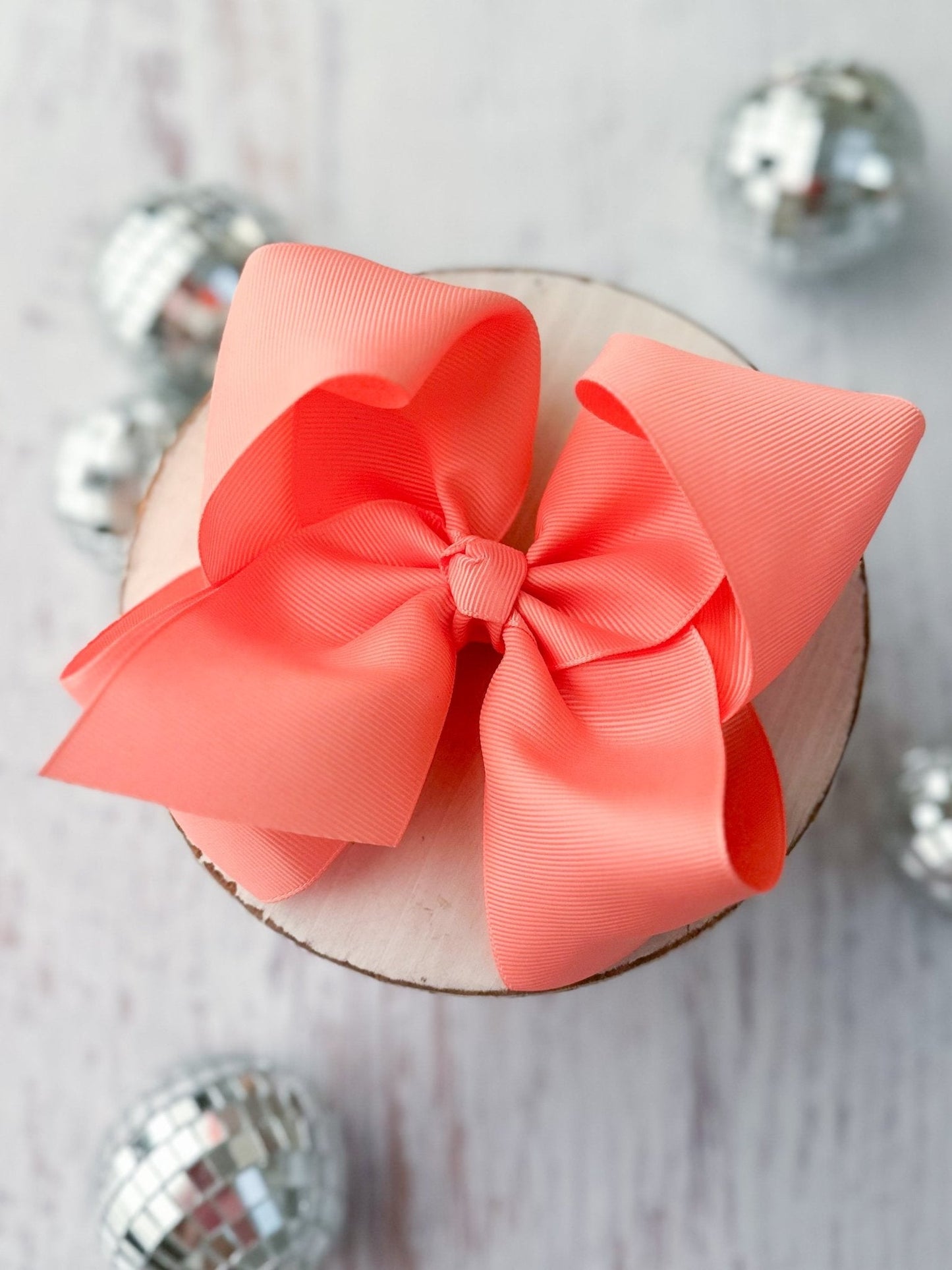 5.5" Oversize Grosgrain Hair Bow | Alligator Clip or (Headband - Coming Soon)