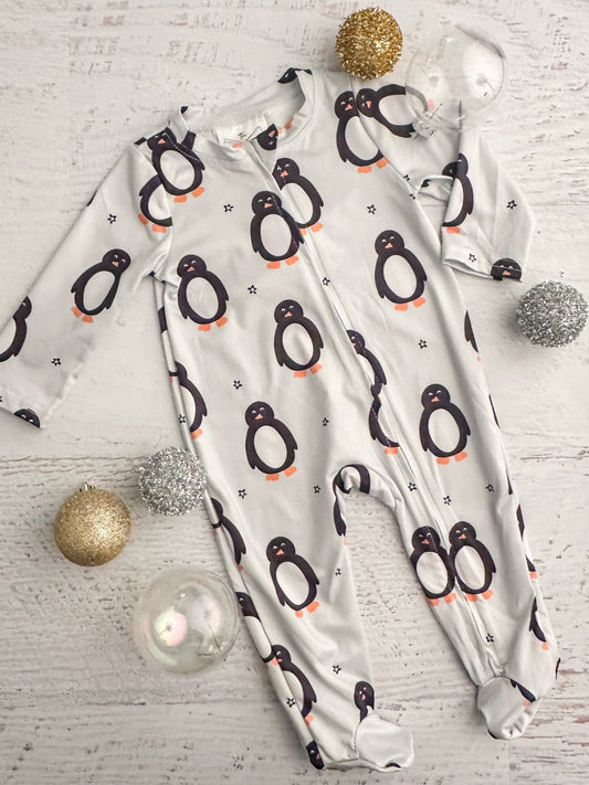 Penguins Galore Infant Boy Onesie