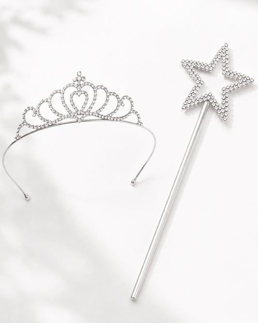 Princess Tiara & Star Wand Set