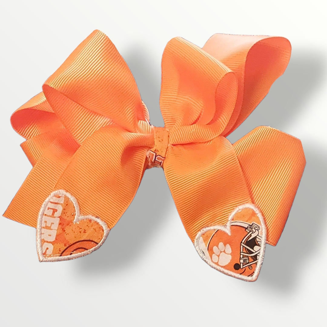 Clemson & Carolina Hairbow