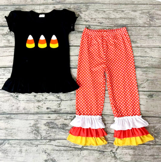 candy corn pant set