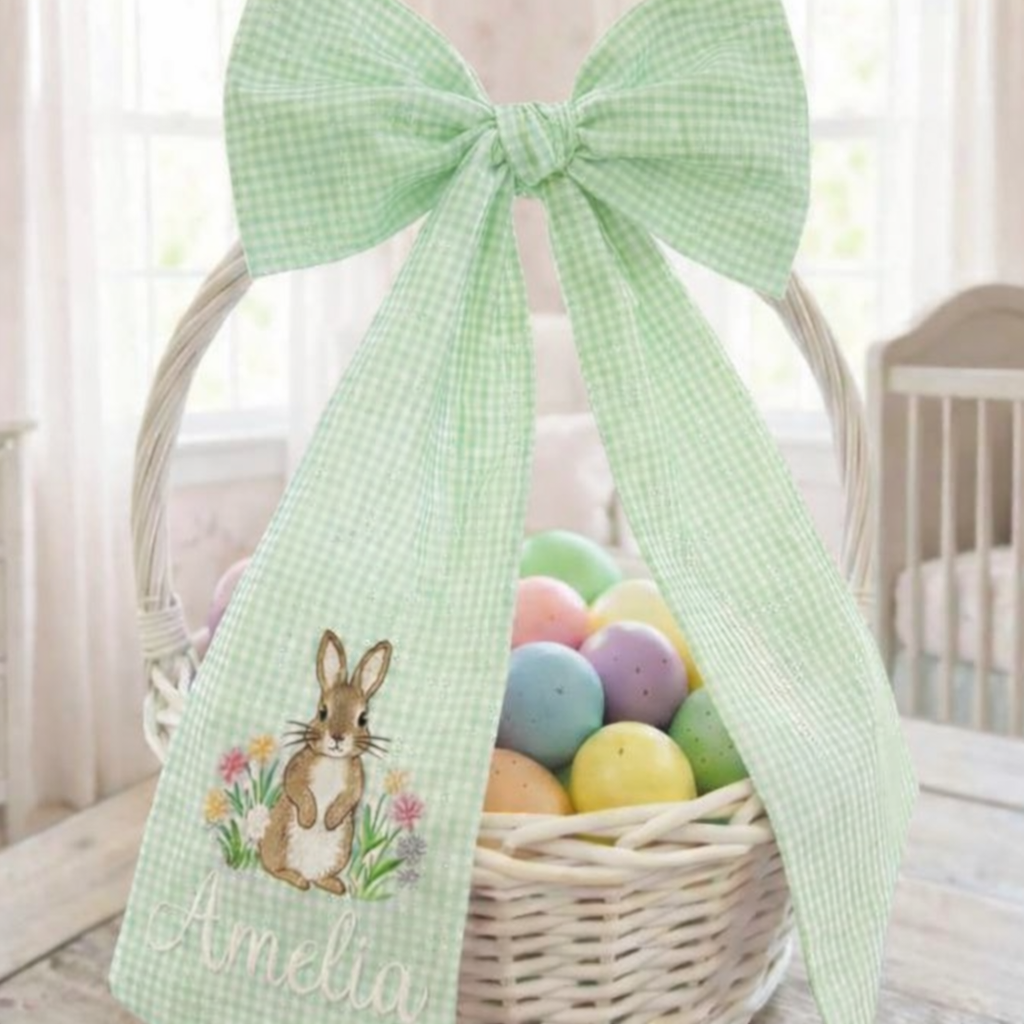 Heirloom Sash- bow for basket