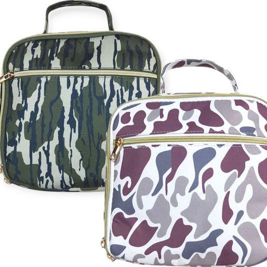 lunch bag in camo designs