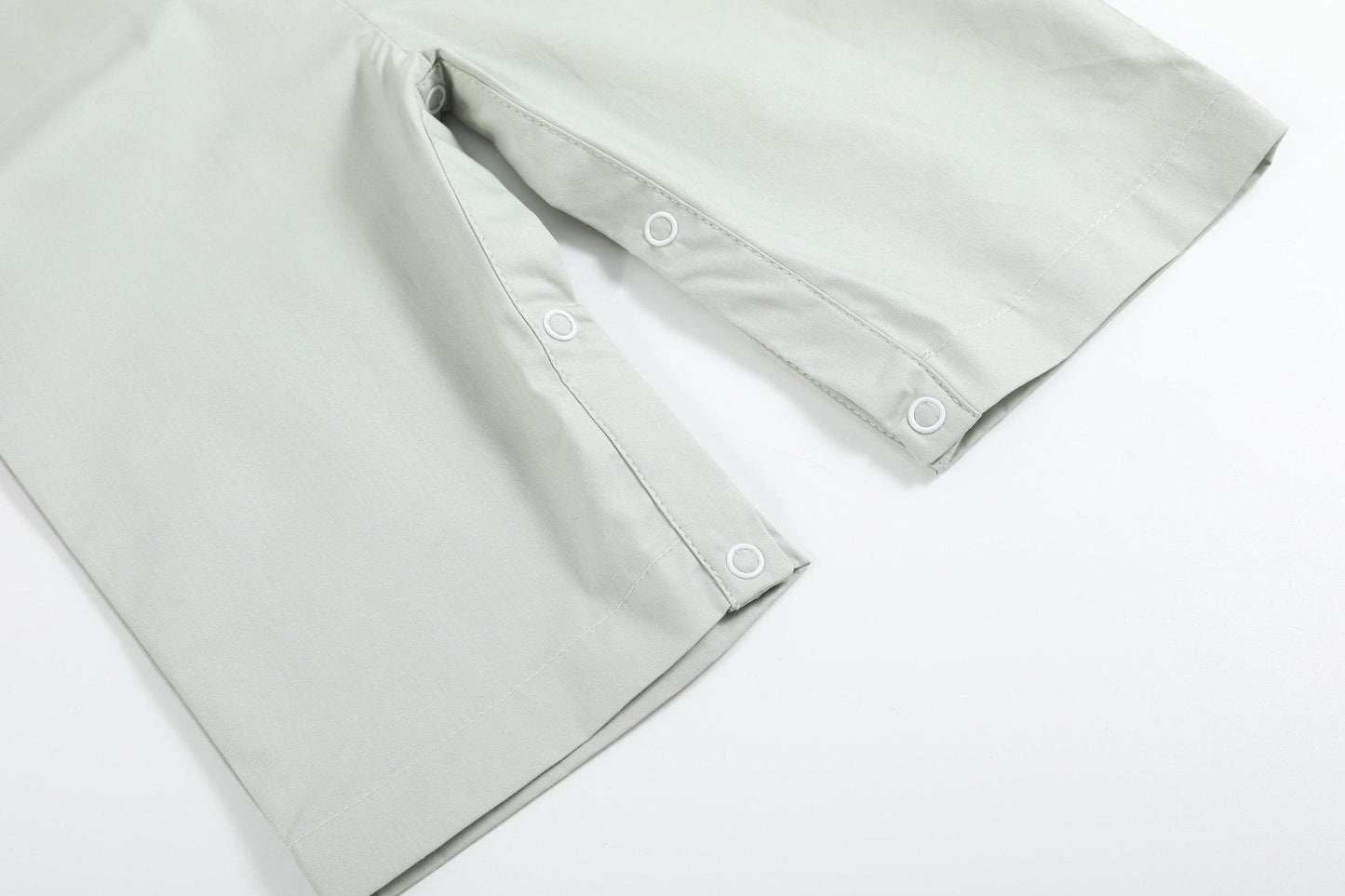 Sage Green Construction Smocked Longalls