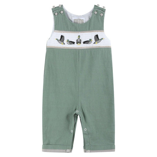 Sage Green Mallard Smocked Longall