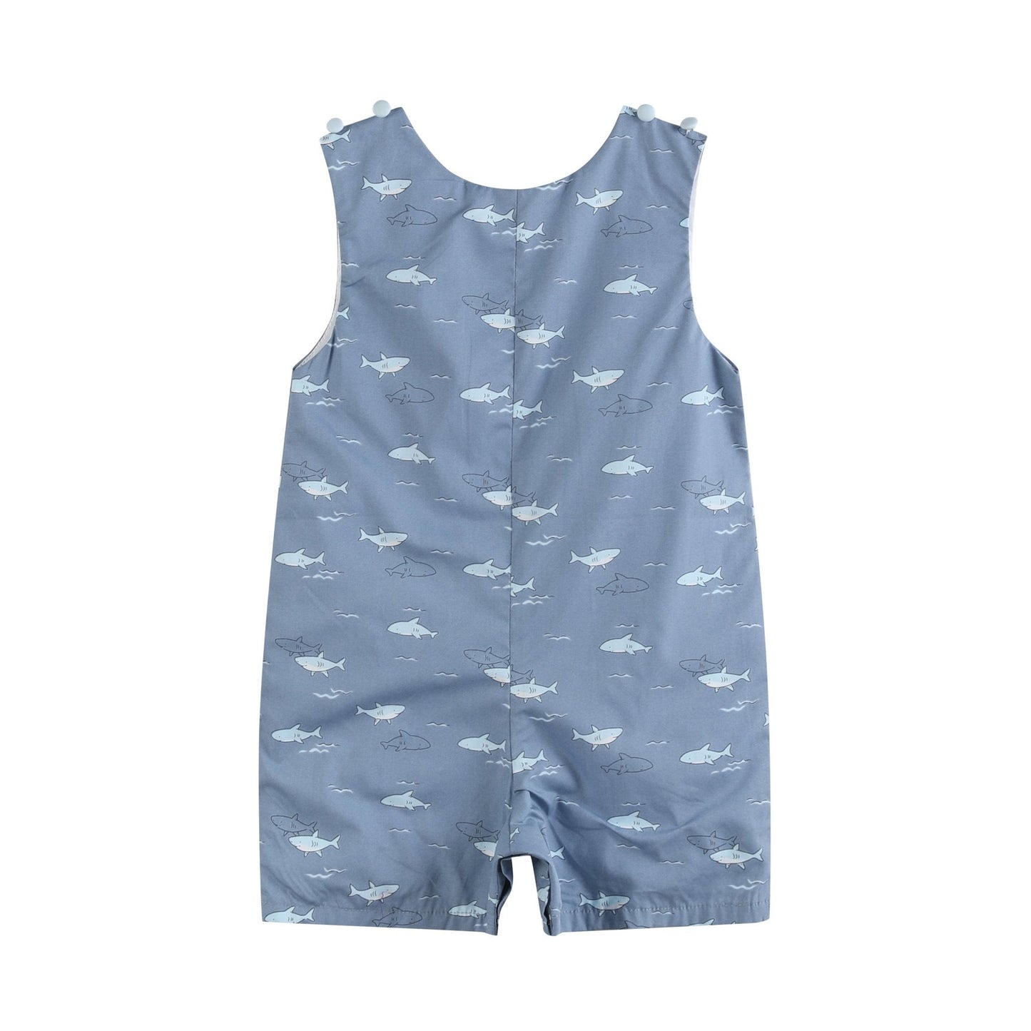 Shark Print Shortalls
