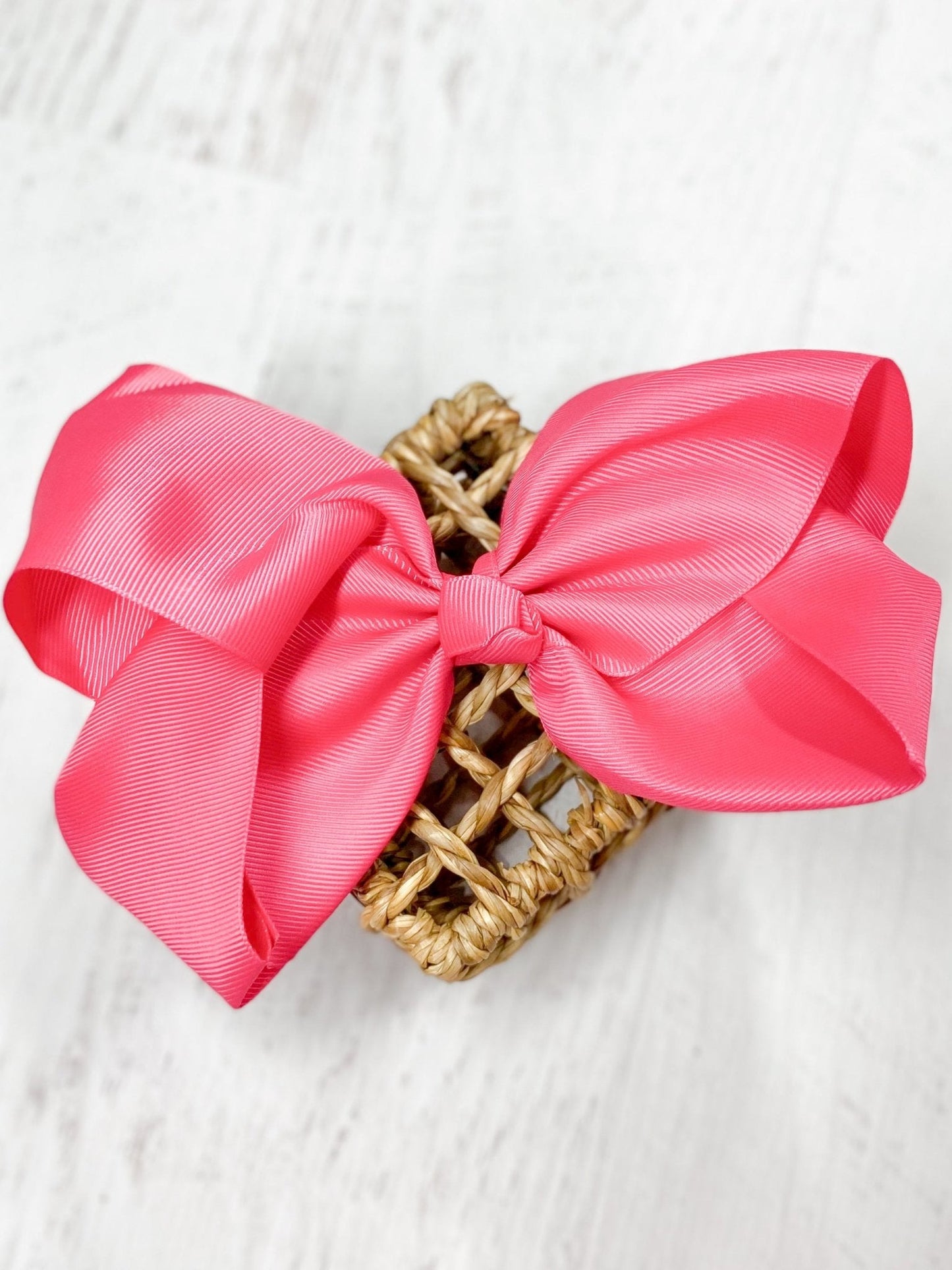 6.5" Texas Size Grosgrain Hair Bow | Alligator or French Clip