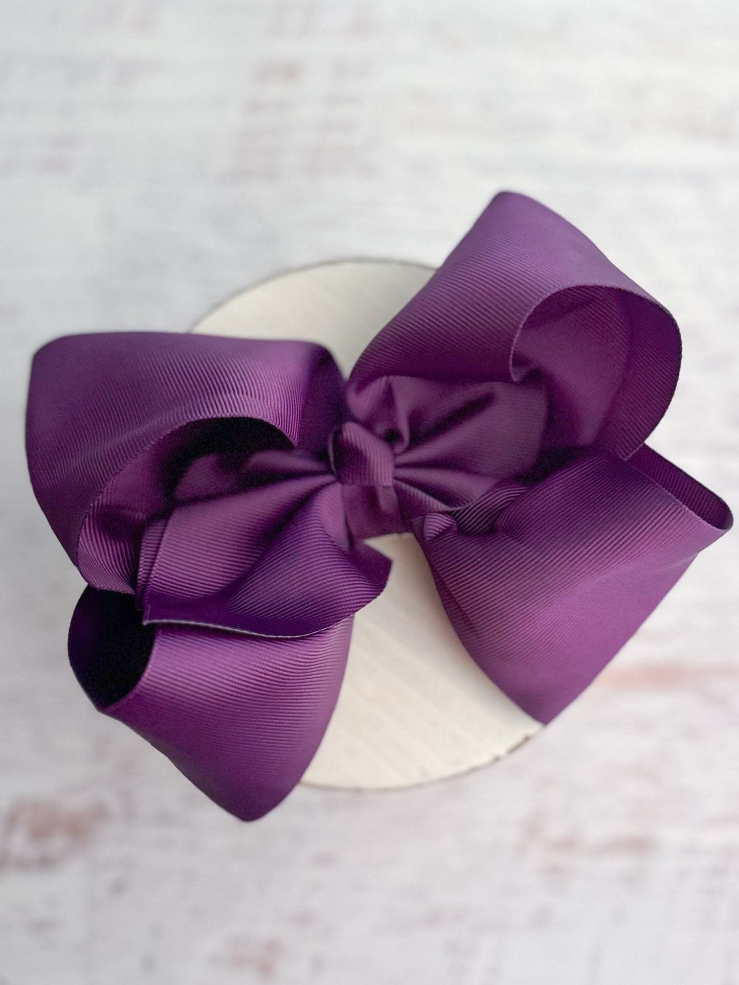 6.5" Texas Size Grosgrain Hair Bow | Alligator or French Clip