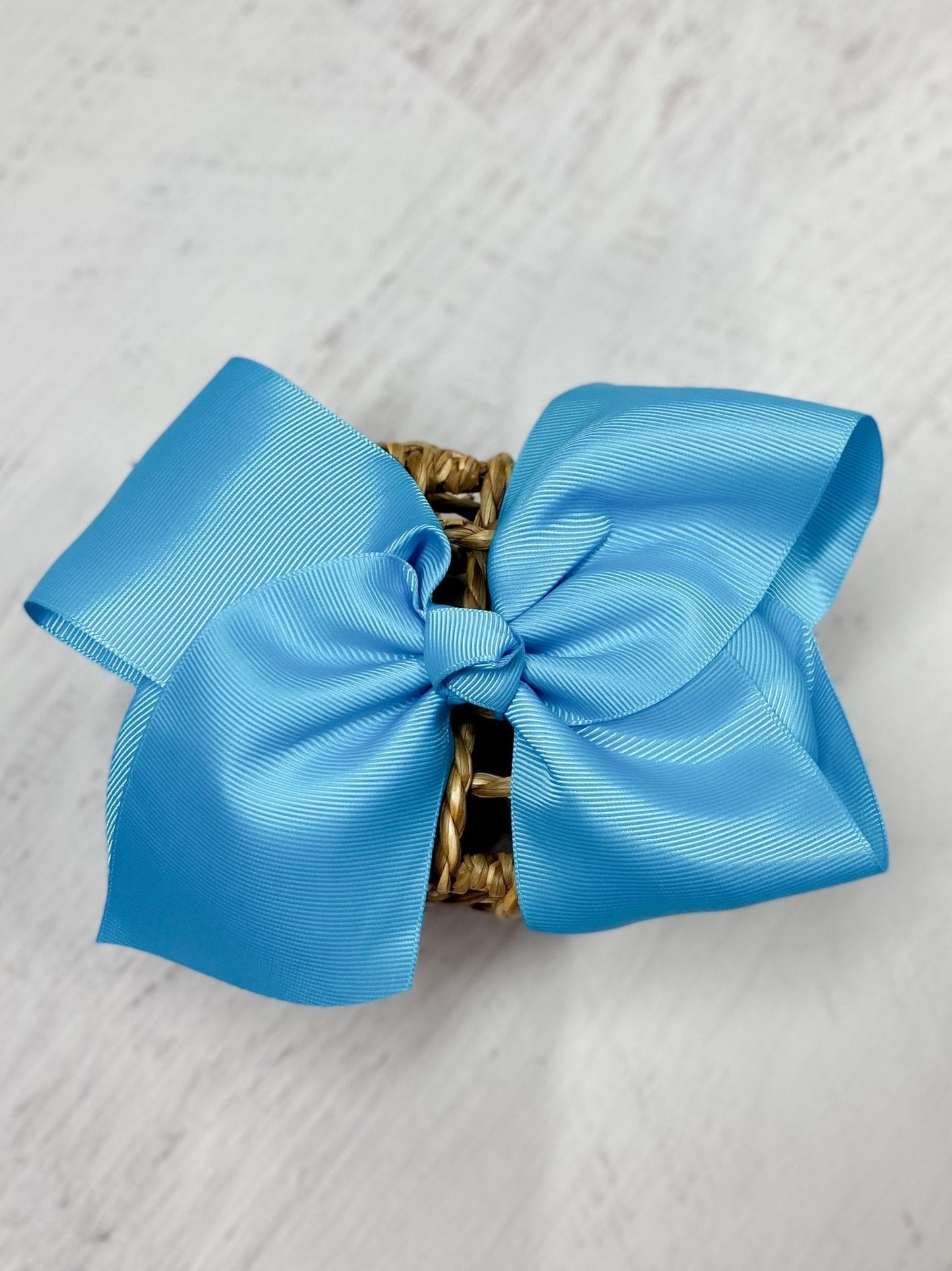 6.5" Texas Size Grosgrain Hair Bow | Alligator or French Clip