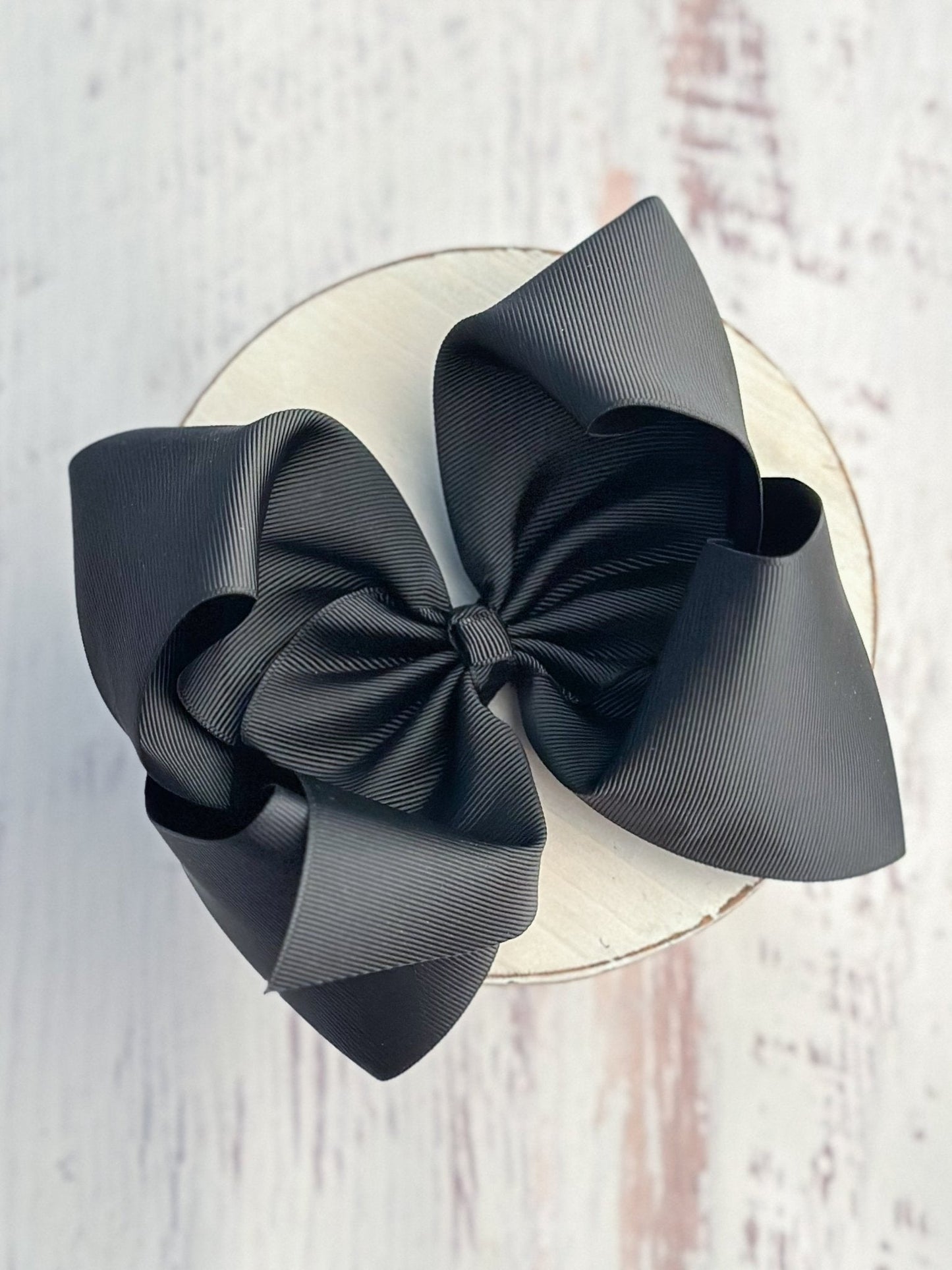 6.5" Texas Size Grosgrain Hair Bow | Alligator or French Clip