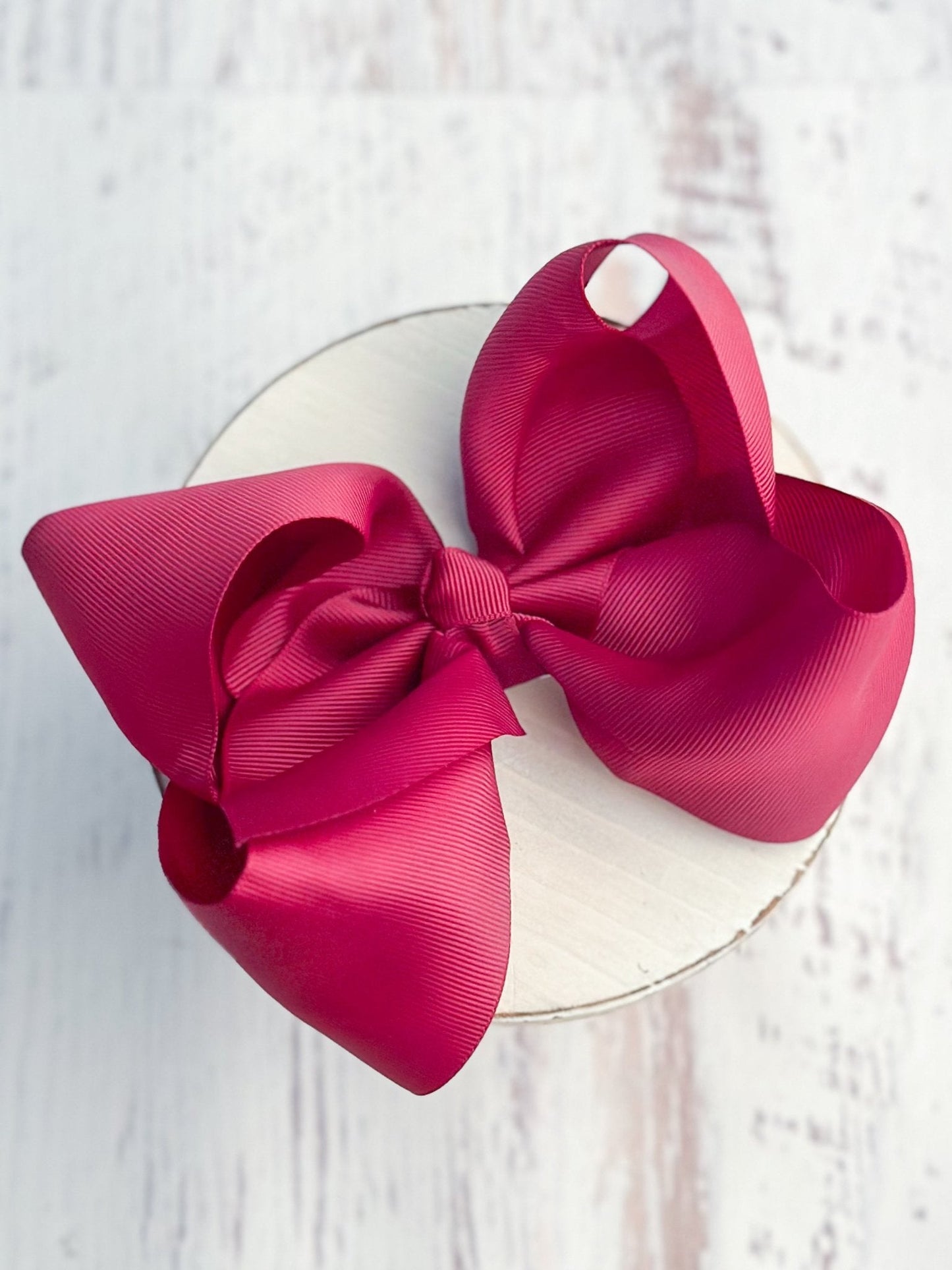 6.5" Texas Size Grosgrain Hair Bow | Alligator or French Clip