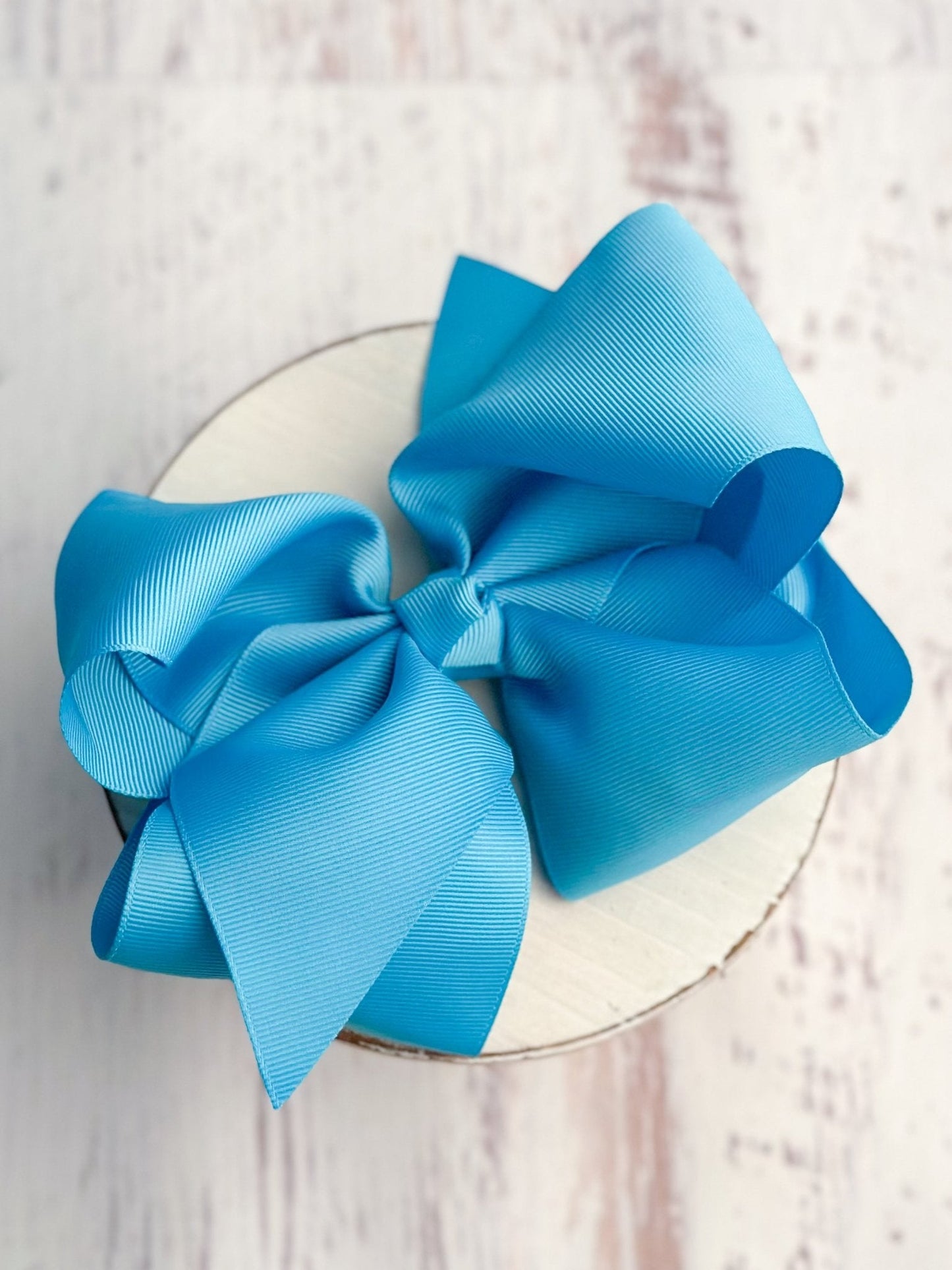 6.5" Texas Size Grosgrain Hair Bow | Alligator or French Clip