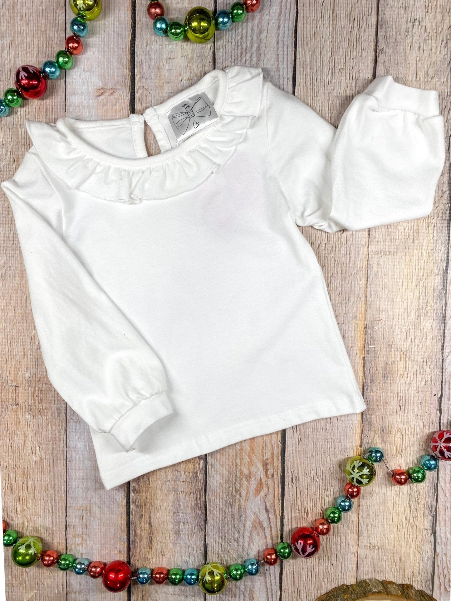 Gingerbread Bow Corduroy Jumper Christmas Dress