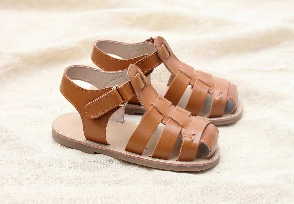 Kids' Italian Leather Sandals | Wide Toe Box for Toddlers| Venetian