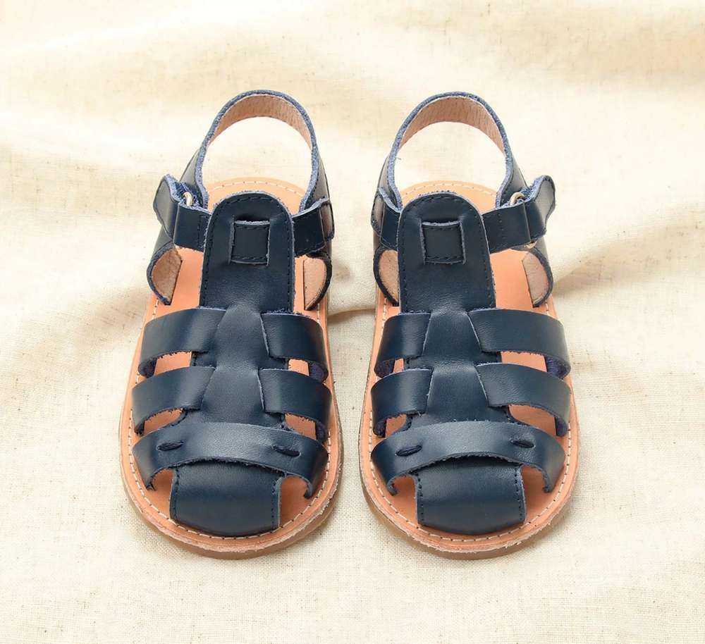 Kids' Italian Leather Sandals | Wide Toe Box for Toddlers| Venetian