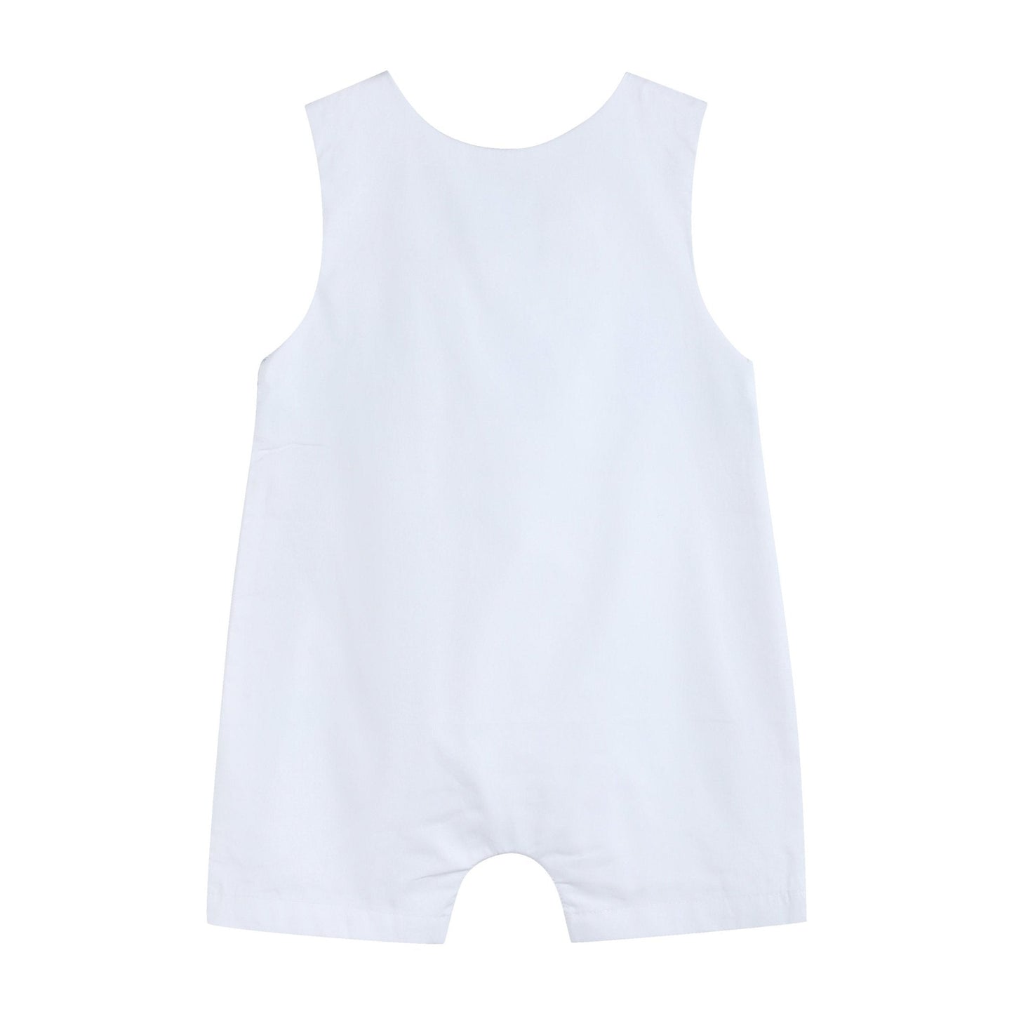 White and Blue Holy Smocked Jon Jon