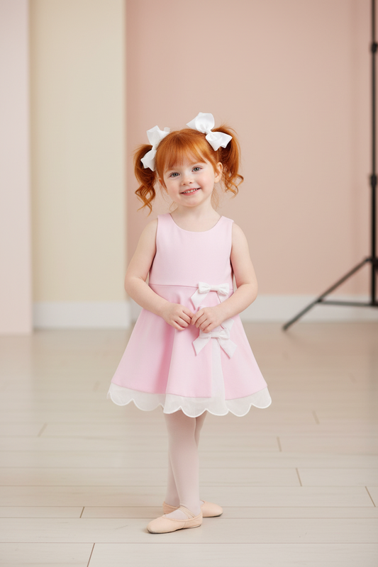 yoga dress scalloped