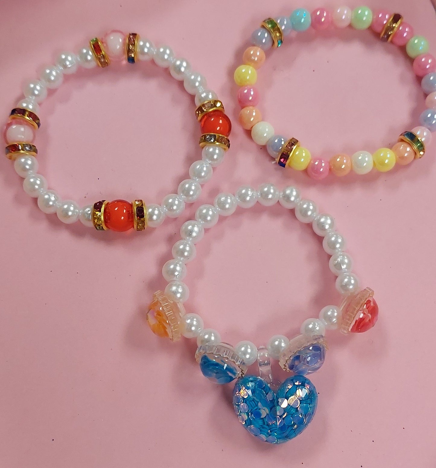 Sparkle bead bracelets