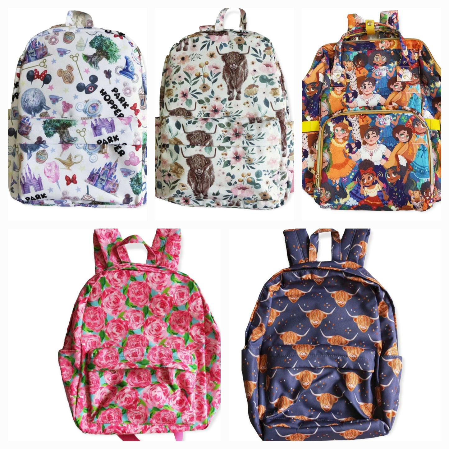 Backpacks many styles here