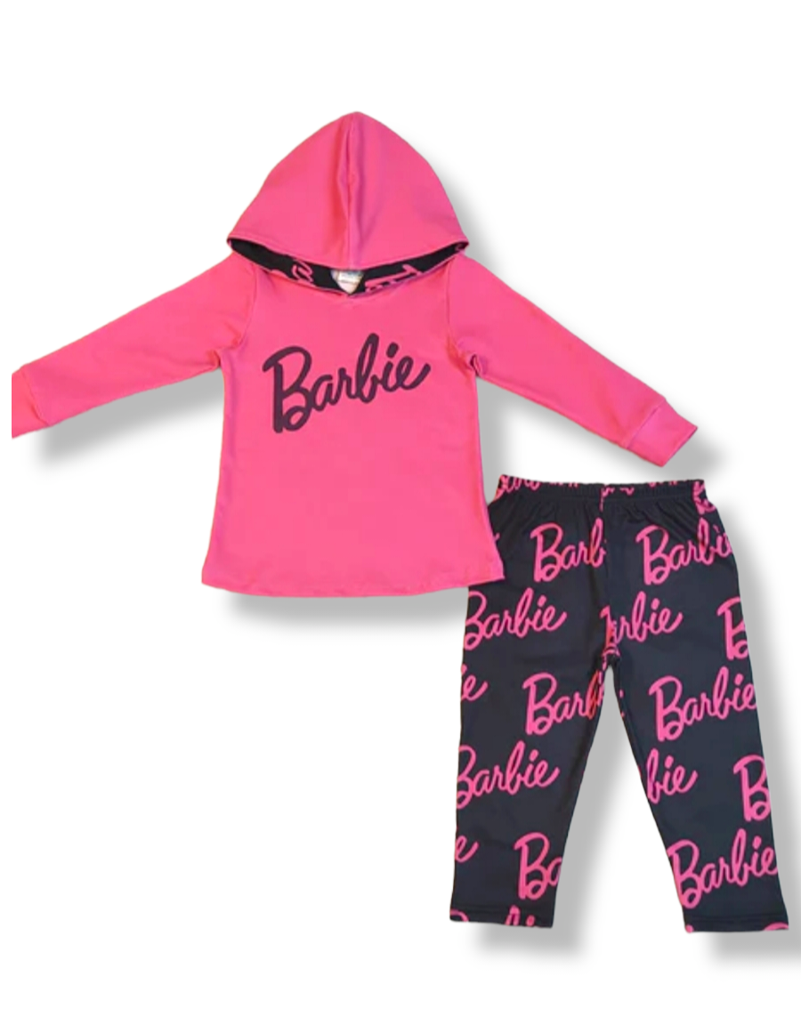 Girls discount barbie hoodie