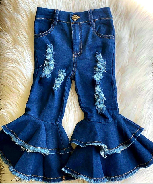 Denim Bells for girls