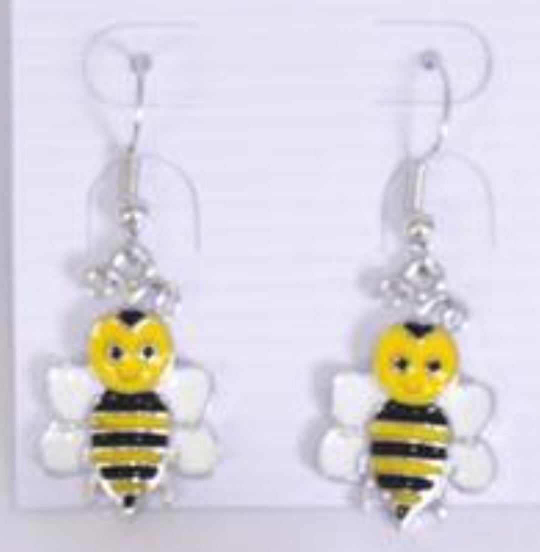 Bumblebee earrings