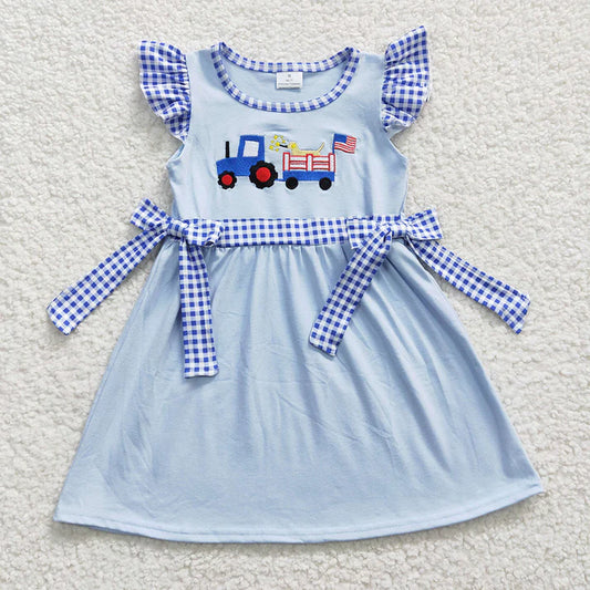 tractor 4th of July dress